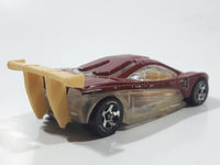 2008 Hot Wheels Top Speed GT Prototype 12 Metalflake Red Die Cast Toy Car Vehicle