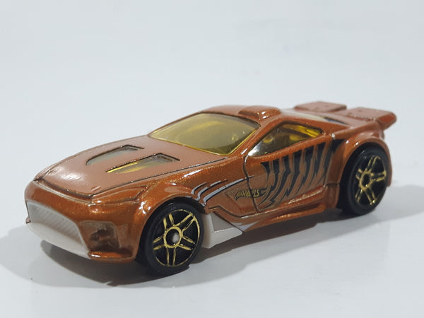 2013 Hot Wheels Street Beasts Scorcher Metallic Orange Die Cast Toy Car Vehicle