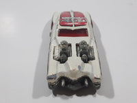 2002 Hot Wheels Grave Rave Evil Twin White Die Cast Toy Car Vehicle