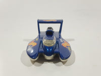 2005 Hot Wheels Hydroplane Metallic Blue Die Cast Toy Speed Boat Vehicle