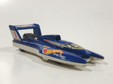 2005 Hot Wheels Hydroplane Metallic Blue Die Cast Toy Speed Boat Vehicle