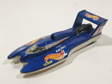 2005 Hot Wheels Hydroplane Metallic Blue Die Cast Toy Speed Boat Vehicle