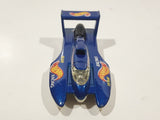 2005 Hot Wheels Hydroplane Metallic Blue Die Cast Toy Speed Boat Vehicle