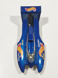 2005 Hot Wheels Hydroplane Metallic Blue Die Cast Toy Speed Boat Vehicle