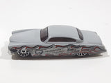 2005 Hot Wheels Fish'd & Chip'd Flat Grey Die Cast Toy Car Vehicle