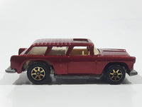 1996 Hot Wheels Classic Nomad Metalflake Red Die Cast Toy Station Wagon Car Vehicle