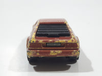 1989 Hot Wheels Color Racers II Wind Splitter Brown Die Cast Toy Car Vehicle