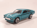 2009 Hot Wheels Custom V-8 Vega Turquoise Blue Die Cast Toy Muscle Car Vehicle