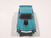 2009 Hot Wheels Custom V-8 Vega Turquoise Blue Die Cast Toy Muscle Car Vehicle