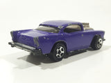 1999 Hot Wheels Shell Gas Station Playset '57 Chevy Purple Die Cast Toy Muscle Car Vehicle