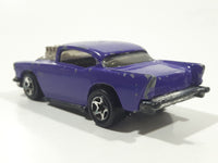 1999 Hot Wheels Shell Gas Station Playset '57 Chevy Purple Die Cast Toy Muscle Car Vehicle