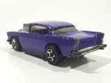 1999 Hot Wheels Shell Gas Station Playset '57 Chevy Purple Die Cast Toy Muscle Car Vehicle