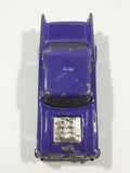 1999 Hot Wheels Shell Gas Station Playset '57 Chevy Purple Die Cast Toy Muscle Car Vehicle