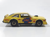 1982 Hot Wheels Flat Out 442 Yellow Die Cast Toy Muscle Car Vehicle GHO - Hong Kong