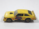 1982 Hot Wheels Flat Out 442 Yellow Die Cast Toy Muscle Car Vehicle GHO - Hong Kong