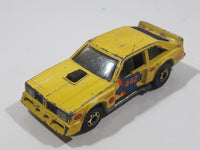 1982 Hot Wheels Flat Out 442 Yellow Die Cast Toy Muscle Car Vehicle GHO - Hong Kong