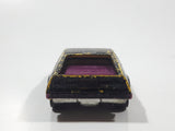 Vintage 1979 Hot Wheels Turismo Yellow (Painted Black) Purple Interior Die Cast Toy Car Vehicle