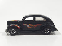 1983 Hot Wheels Hot Ones '40 Ford 2-Door Black Die Cast Toy Hot Rod Car Vehicle