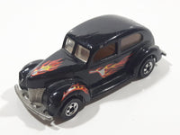 1983 Hot Wheels Hot Ones '40 Ford 2-Door Black Die Cast Toy Hot Rod Car Vehicle