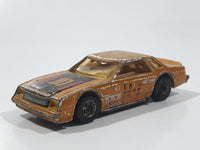 1983 Hot Wheels Mirada Stocker Metallic Gold Die Cast Toy Muscle Car Vehicle