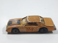 1983 Hot Wheels Mirada Stocker Metallic Gold Die Cast Toy Muscle Car Vehicle