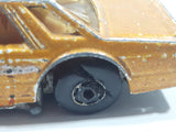 1983 Hot Wheels Mirada Stocker Metallic Gold Die Cast Toy Muscle Car Vehicle