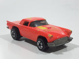 1987 Hot Wheels Color Racers '57 T-Bird 1957 Ford Thunder Bird Pink Peach Orange Die Cast Toy Car Vehicle