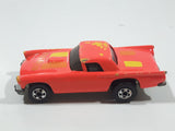 1987 Hot Wheels Color Racers '57 T-Bird 1957 Ford Thunder Bird Pink Peach Orange Die Cast Toy Car Vehicle