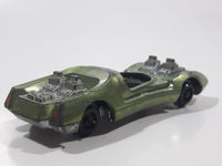 Vintage 1970 Hot Wheels Mod Quad Spectraflame Light 'Apple' Green Die Cast Toy Car Vehicle Red Lines