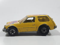 1978 Hot Wheels Flying Colors Packin' Pacer Yellow Die Cast Toy Car Vehicle - Hong Kong