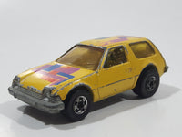 1978 Hot Wheels Flying Colors Packin' Pacer Yellow Die Cast Toy Car Vehicle - Hong Kong