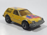 1978 Hot Wheels Flying Colors Packin' Pacer Yellow Die Cast Toy Car Vehicle - Hong Kong