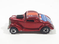 1983 Hot Wheels Neet Streeter Metallic Dark Red Die Cast Toy Car Vehicle