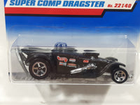 1998 Hot Wheels First Editions Super Comp Dragster Black Die Cast Classic Toy Car Vehicle New in Package