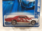 2007 Hot Wheels Stars 1967 Pontiac GTO Metalflake Dark Red Die Cast Classic Toy Car Vehicle New in Package