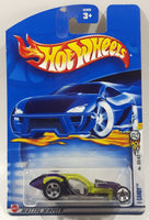 2002 Hot Wheels First Editions I Candy Lime Green with Purple Fenders Die Cast Toy Car Vehicle New in Package