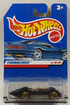 1999 Hot Wheels First Editions Turbolence Black Die Cast Toy Race Car Vehicle New in Package