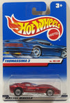 2000 Hot Wheels First Editions Thomassima 3 Metalflake Red Die Cast Toy Car Vehicle New in Package