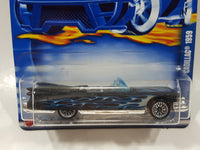 2002 Hot Wheels 1959 Cadillac Matte Black Die Cast Toy Car Vehicle New in Package