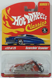 2005 Hot Wheels Classics Series 1 Scorchin' Scooter Spectraflame Orange Die Cast Toy Motor Cycle New in Package