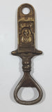 Antique 1930s GBF Shakespeare Reading From Balcony English Brass Metal Bottle Opener