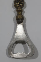 Antique Peerage Man Figural Brass Metal Bottle Opener Made in England Pat No. 466444 Pat No. 812222