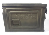 Vintage WWII Cal. .30 Crown M1 USA Military Embossed Lettering Ammunition Box