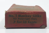 Antique 1948 Monkey Link Self-Closing Repair Link No. 1 Tools Required with Three Links In Box Toronto Canada