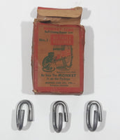 Antique 1948 Monkey Link Self-Closing Repair Link No. 1 Tools Required with Three Links In Box Toronto Canada