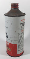 Rare Vintage International Harvester Super Heavy Duty Hydraulic Brake Fluid 997 027 R1 One Quart Metal Can Near Full