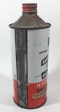 Rare Vintage International Harvester Super Heavy Duty Hydraulic Brake Fluid 997 027 R1 One Quart Metal Can Near Full