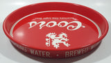 Vintage Coors America's Fine Light Beer 13" Diameter Round Metal Red Beverage Serving Tray