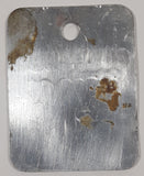 Antique Gulf Lube Motor Oil 50 Metal Fuel Tag 1 3/4" x 2 1/4"
