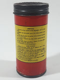 Antique Dunlop Tires No. O Rubber Repair Kit "You'll Be Safer On Dunlop Tires" 4 1/4" Tall Red and Yellow Tin Metal Can